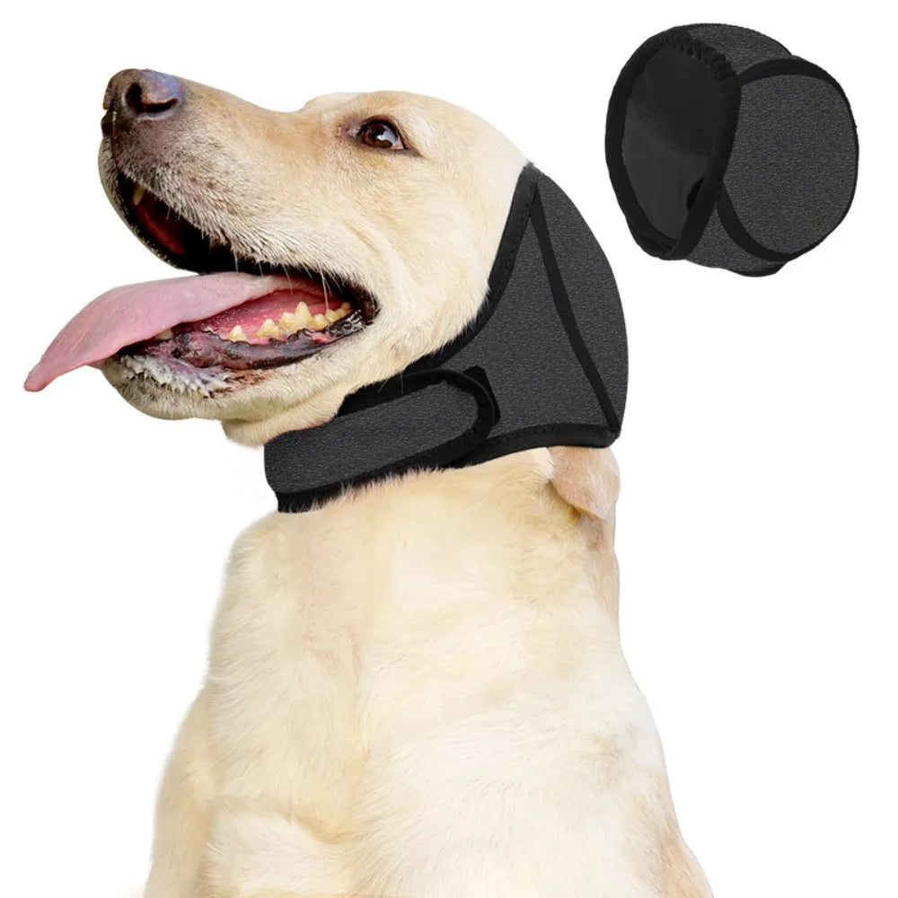 Dog Calming Earmuff – Noise Reduction Ear Cover S/M/L Dog Calming Earmuff Axl Grey L
