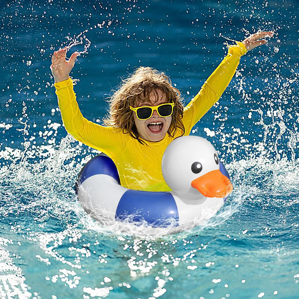 Duck Inflatable Swim Ring – Kids Pool Float & Beach Toy Inflatable Swim Ring Axl