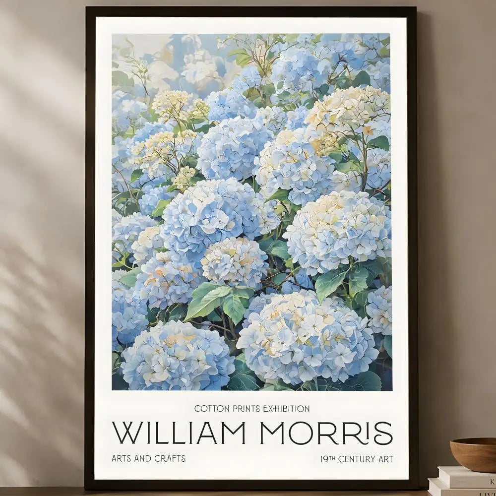 William Morris Self-Stick HD PVC Wall Art Poster | Waterproof Wall Art Poster Axl White20 15X20cmNoframe