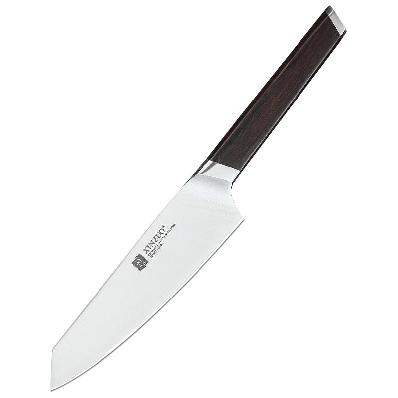 XINZUO 5" Utility Knife German Steel & Ebony Handle | RUI Utility Kitchen Knife Axl Knife
