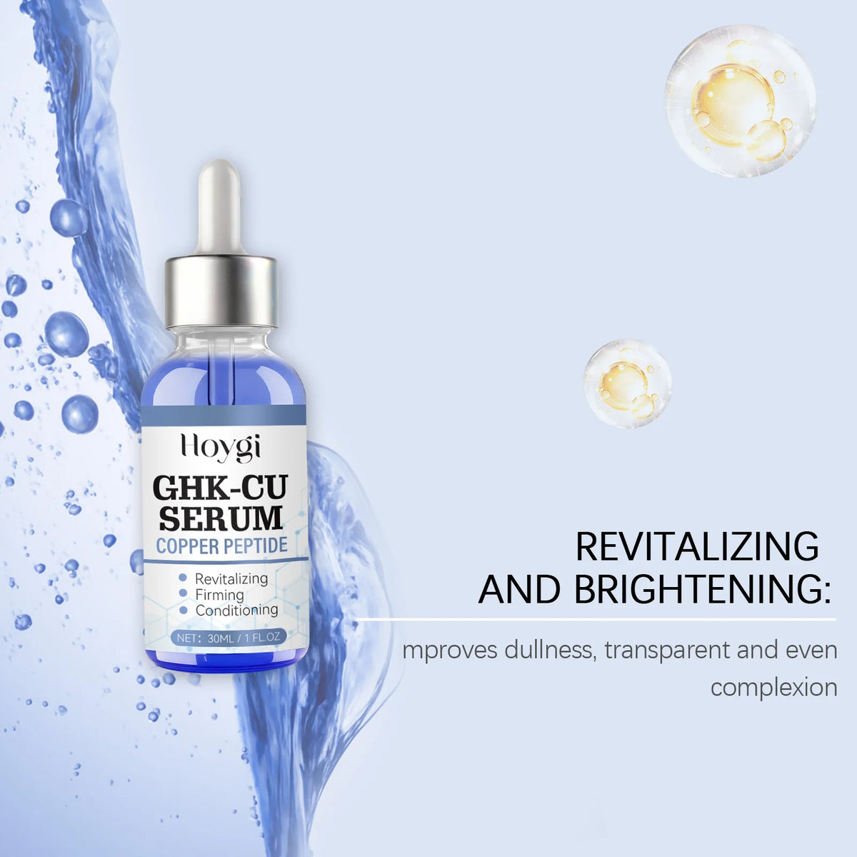 Copper Peptide Face Serum GHK-Cu 30ml – Firming & Moisturizing Face Serum Axl