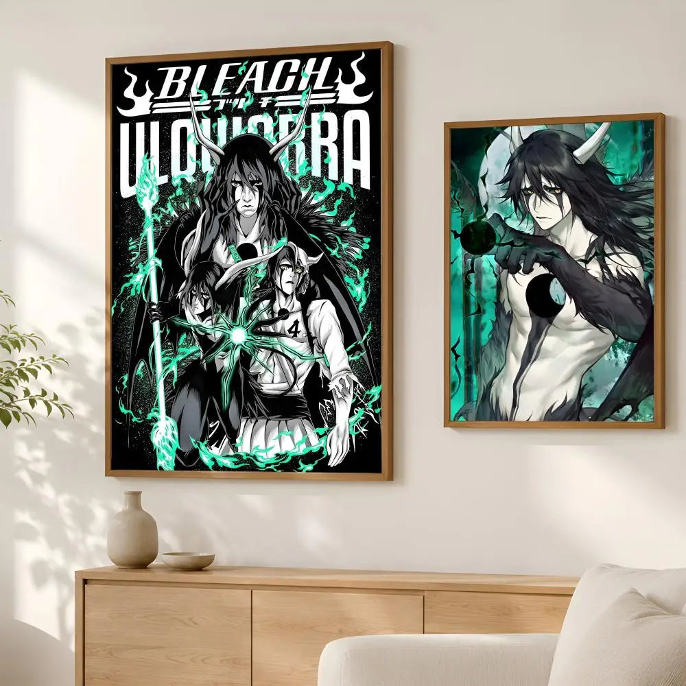 Ulquiorra Cifer Anime Poster – Self-Stick HD Waterproof Wall Art Anime Wall Poster Axl