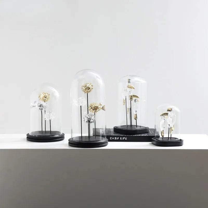 Modern Luxury Animal Miniature Sculpture – Elegant Home Décor Decorative Sculpture Axl