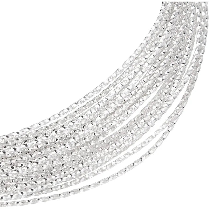 20 Gauge Silver Brass Twist Wire – 20ft Jewelry Beading Craft Jewelry Craft Wire Axl