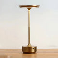 USB Rechargeable LED Desk Lamp | Touch Dimming 3 Color Modes LED Table Lamp Axl Gold USB Type-C