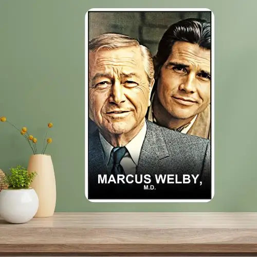 Marcus Welby MD Classic TV Show Metal Poster Sign | Retro Decor Metal Wall Sign Axl aluminum sign aluminum 40x30cm