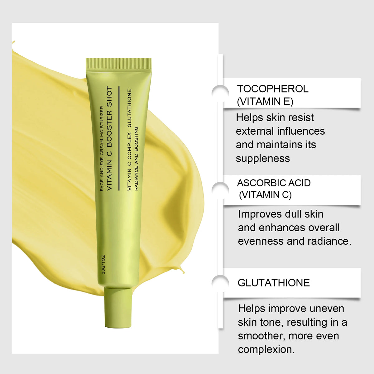 Vitamin C Face Cream Glutathione & Niacinamide | Glass Skin Face Moisturizer Cream Axl
