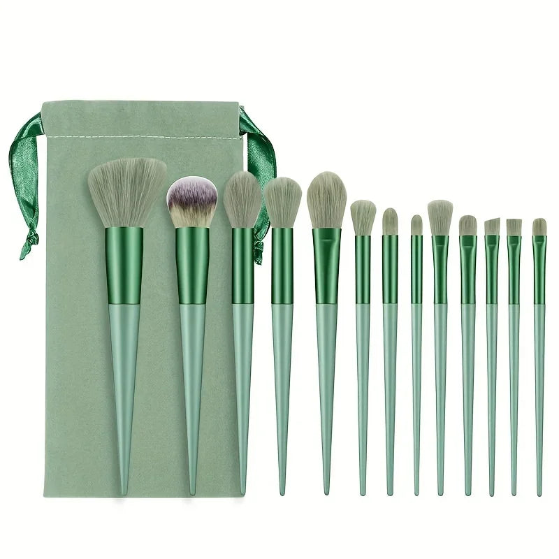 13-Piece Makeup Brush Set with Bag – Soft Blending Brushes Makeup Brush Set Axl