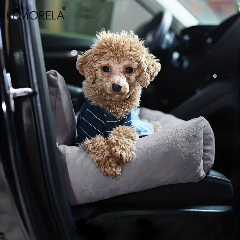 KEMORELA Car Seat Pet Carrier for Cats & Small Dogs – Gray Pet Car Seat Carrier Axl