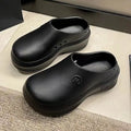 Women's Chunky EVA Platform Clogs – Non-Slip Beach Sandals Platform Clog Sandals Axl black 38-39