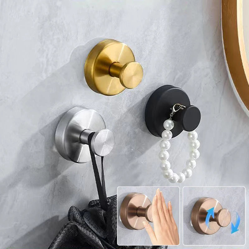 Stainless Steel Suction Cup Hook for Shower & Bathroom Bathroom Suction Hook Axl