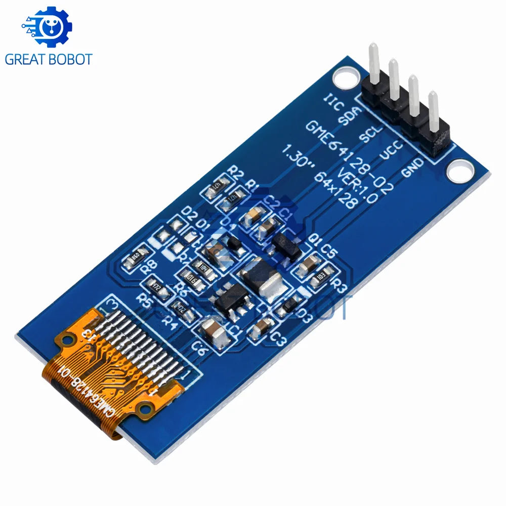 1.3" SH1107 OLED Display Module 128×64 for Arduino OLED Display Module Axl