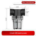 Garden Irrigation Prefilter 1/2" 3/4" 1" | Drip & Sprinkler System Irrigation Prefilter Axl 1 Inch 100Mesh