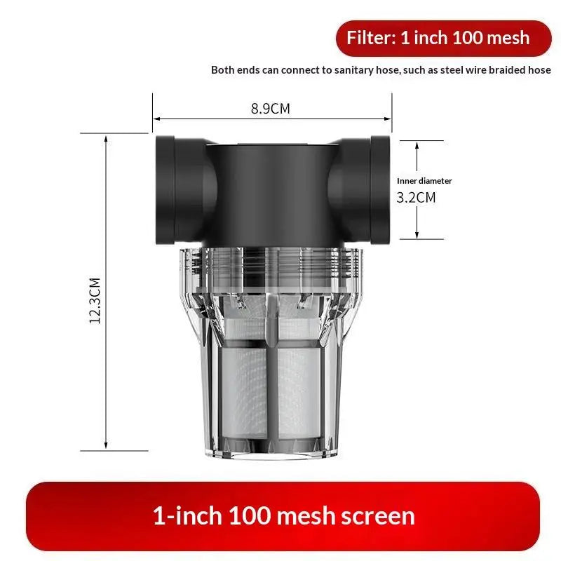 Garden Irrigation Prefilter 1/2" 3/4" 1" | Drip & Sprinkler System Irrigation Prefilter Axl 1 Inch 100Mesh