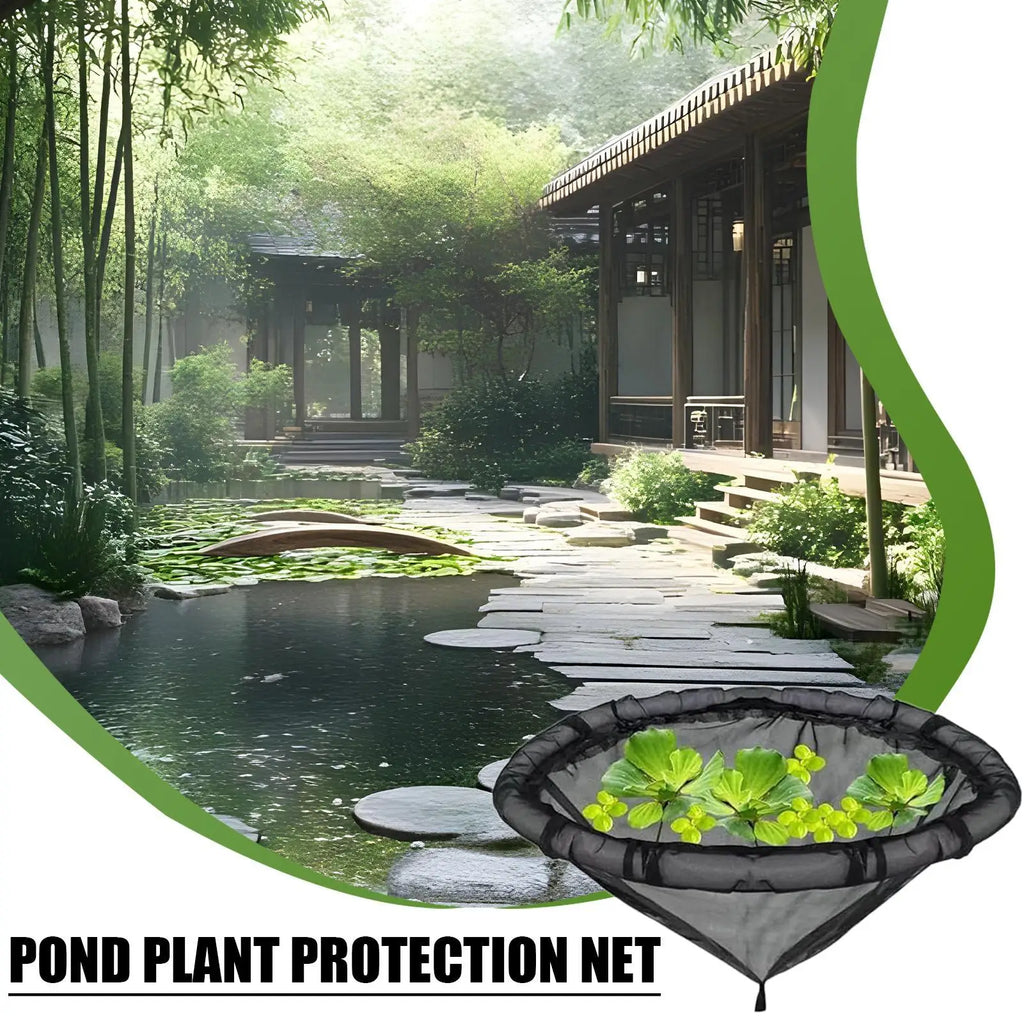 Floating Plant Barrier – Round Fine Mesh Fish Guard for Ponds Pond Plant Barrier Axl