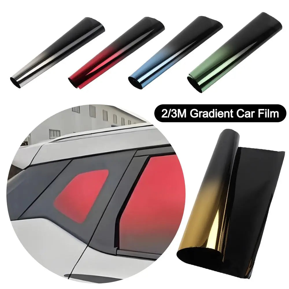 Gradient Car Window Tint Film – UV & Heat Protection 2M/3M Car Window Tint Film Axl