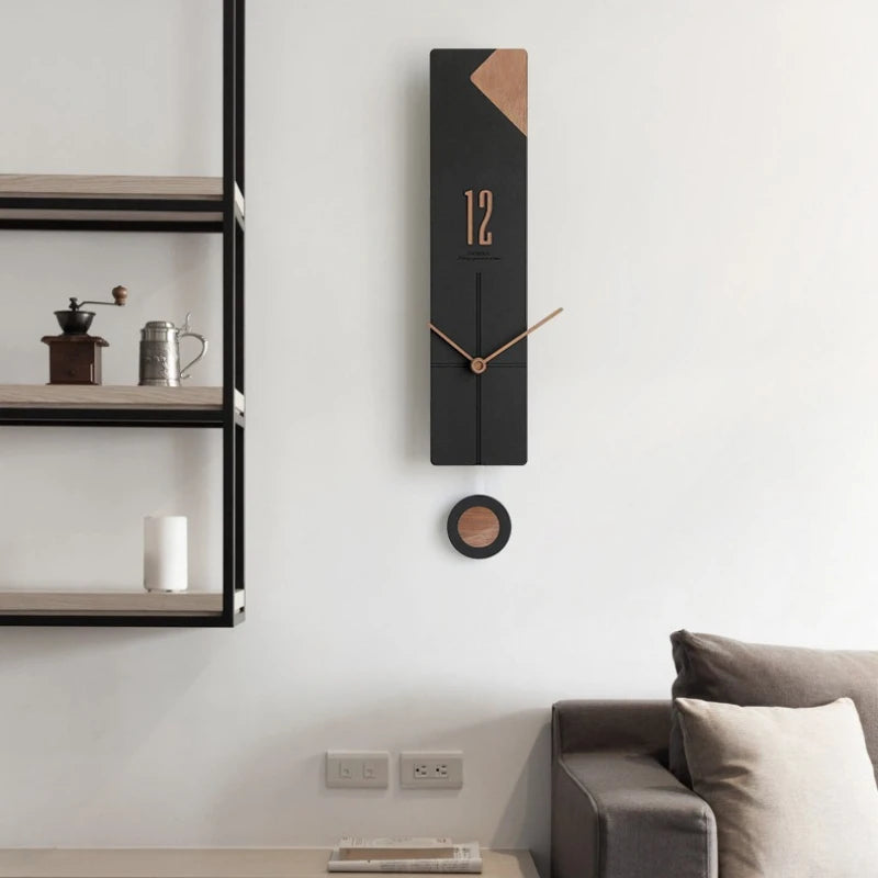 Nordic Silent Wall Clock – Modern Minimalist Home Decor Silent Wall Clock Axl