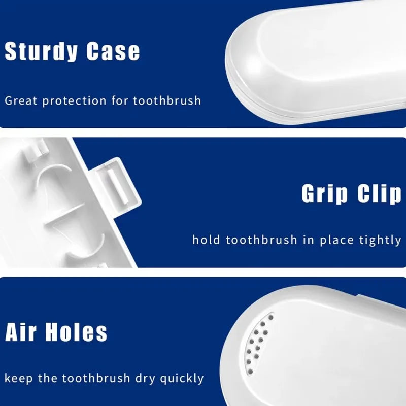 Electric Toothbrush Travel Case – 98% Universal Portable Box Toothbrush Travel Case Axl