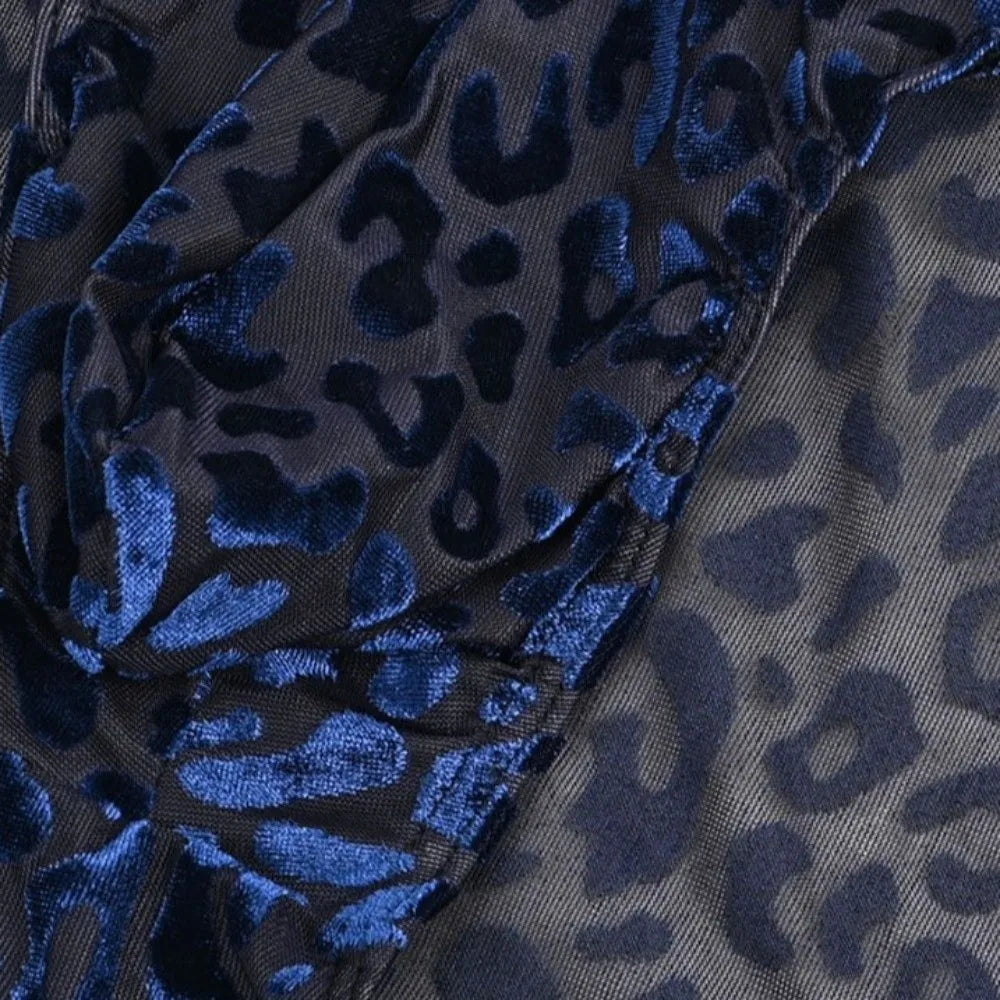Men's Ice Silk Sheer Briefs – Low Waist Leopard Print Underwear Men's Briefs Axl