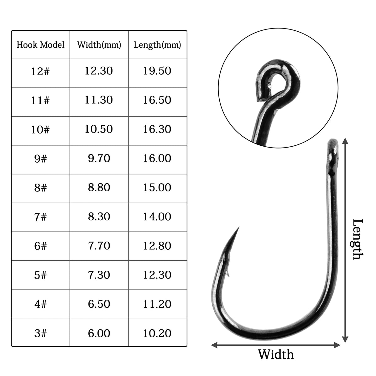 100 Pcs Barbed Fishing Hooks – Carbon Steel Carp & Sea Tackle Fishing Hooks Set Axl