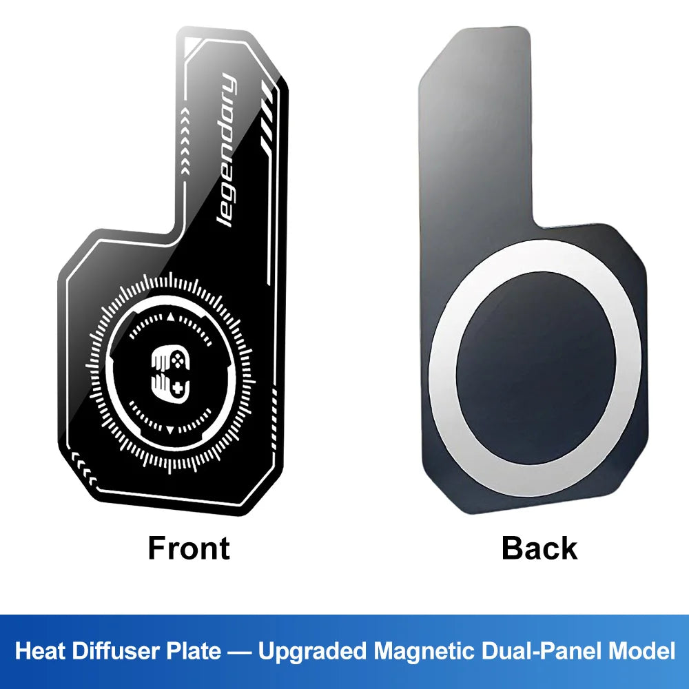 Magnetic Phone Cooler Heat Sink Sticker | iPhone & Samsung Phone Cooling Sticker Axl 1PCS Magnetic