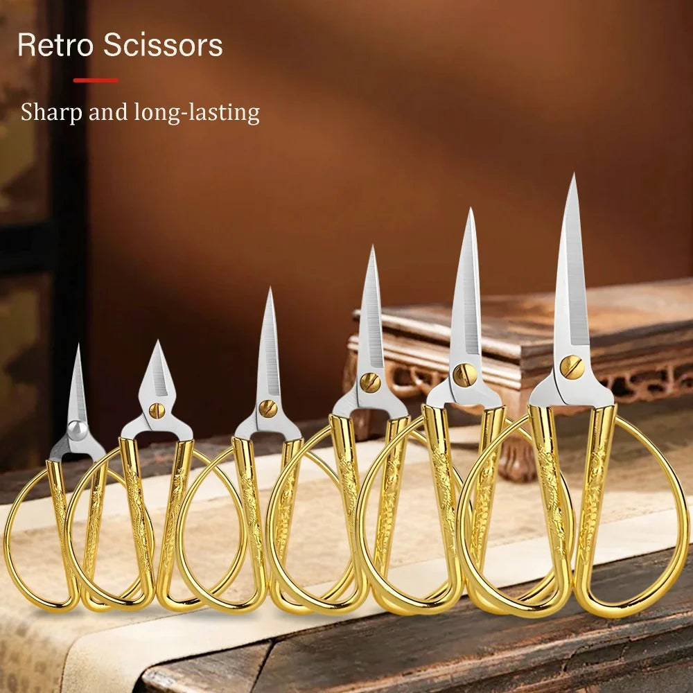 Mini Stainless Steel Embroidery Scissors – Vintage Tailor Tool Embroidery Scissors Axl