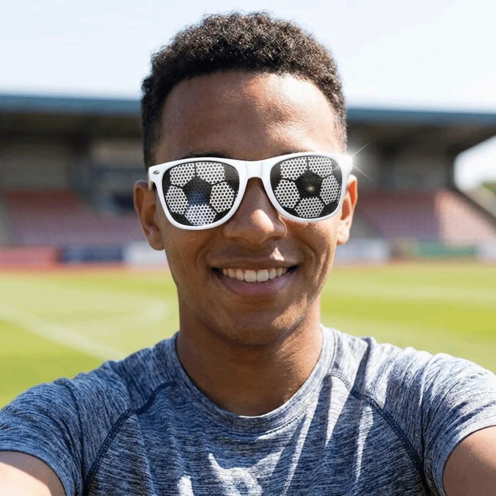 Soccer Football Novelty Sunglasses – Fan Prop & Festival Shades Novelty Sunglasses Axl