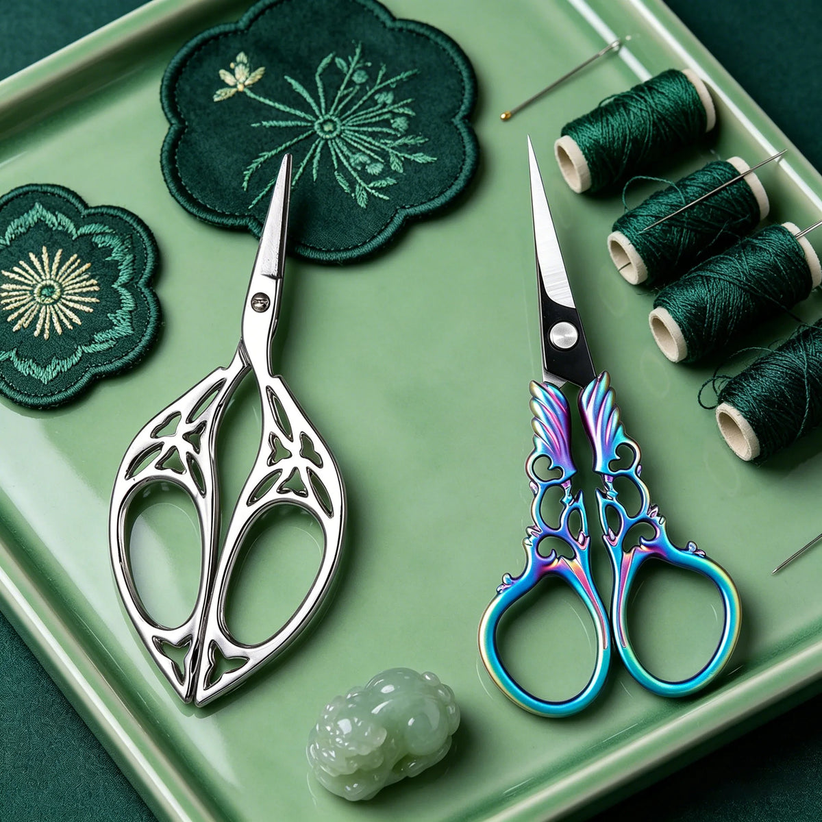 Vintage Embroidery Scissors – Stainless Steel Tailor Shears Embroidery Scissors Axl Scissors-2PCS
