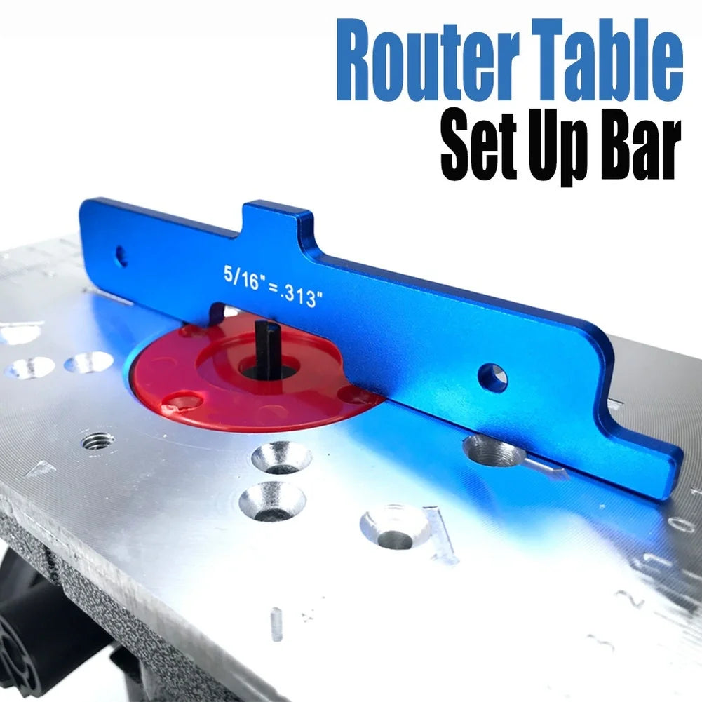 7-Piece Router Bit Height Gauge Block Set | Woodworking Tool Router Gauge Block Set Axl