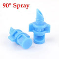 50-Pack 90/180/360° Garden Misting Sprinkler Nozzles Irrigation Nozzle Set Axl 90 Degree 50pc