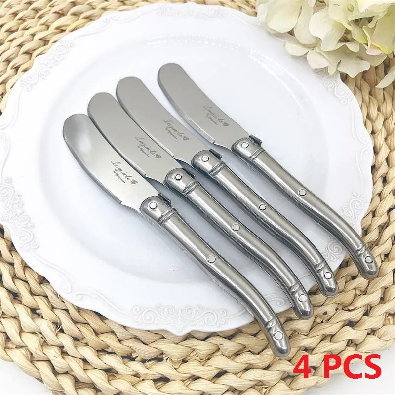 Laguiole Stainless Steel Butter Knife & Cheese Spreader Set Butter Knife Set Axl