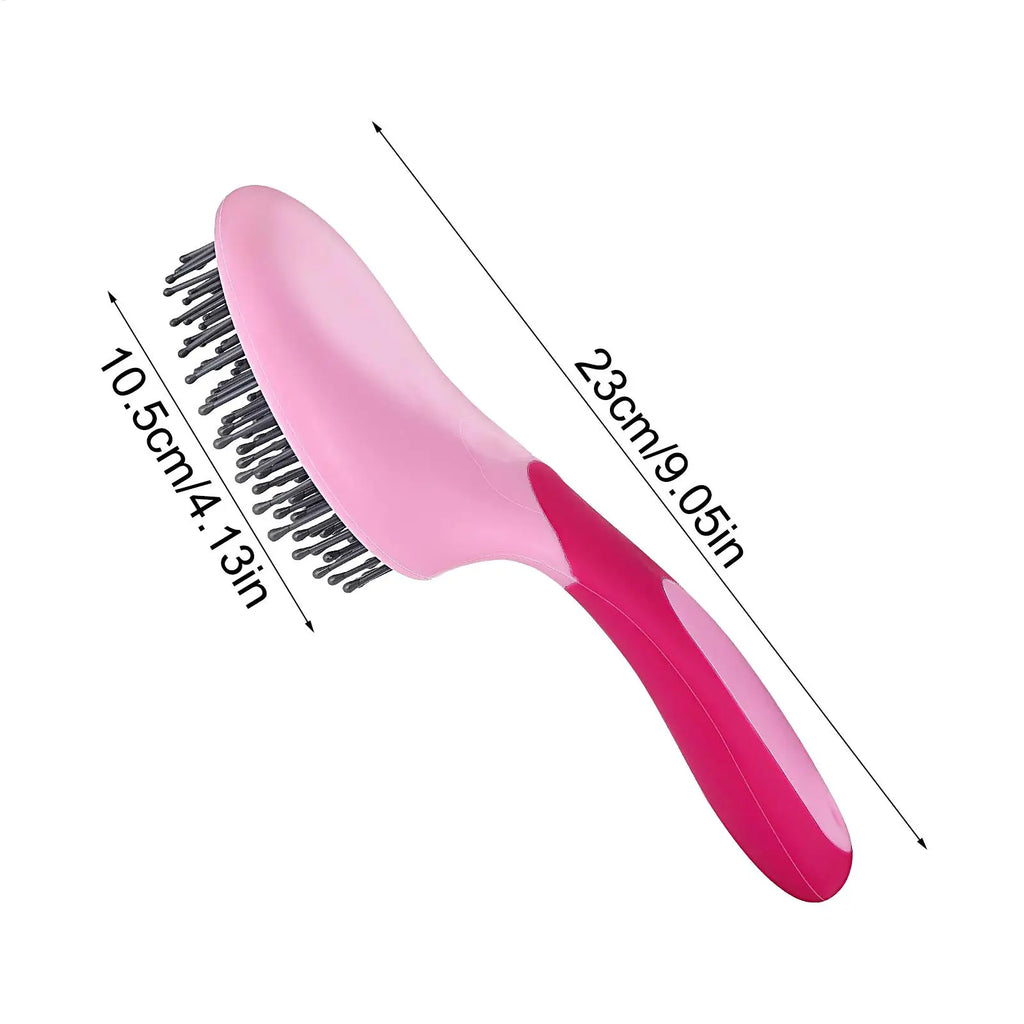 Horse Mane & Tail Brush – Soft Needle Bristles Grooming Kit Horse Grooming Brush Axl
