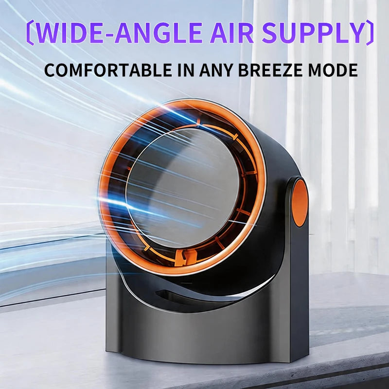 Desktop & Wall Mount Small Fan – 100-Speed LCD Display Desktop Wall Fan Axl