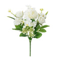 Silk Rose Artificial Flower Wreath – Wedding & Home Decor Artificial Flower Wreath Axl Beige 2 pcs