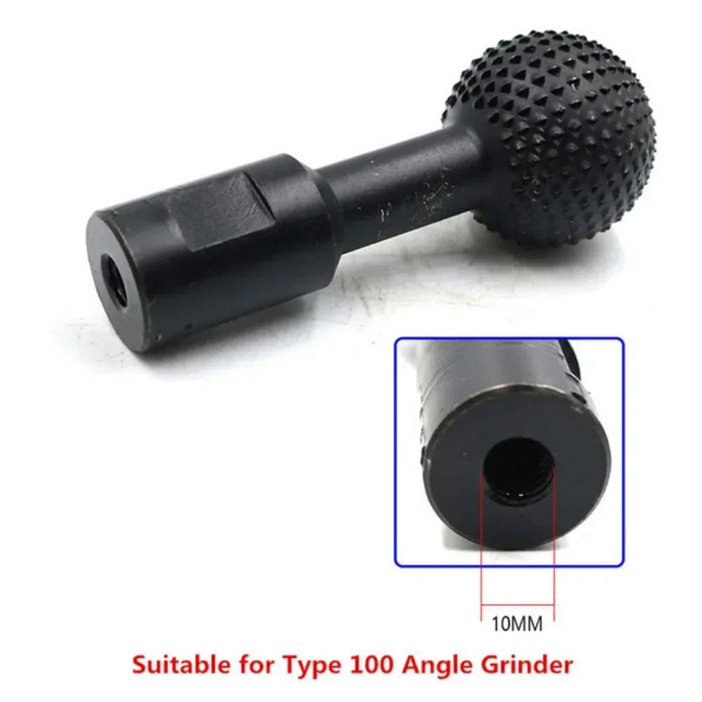 Ball-Shaped Rotary Burr Wood Carving File for Angle Grinder Rotary Carving Burr Axl M10 China Mainland