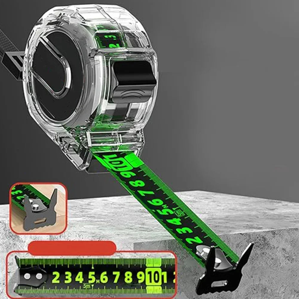 Retractable Tape Measure 5/7.5/10m – Rustproof & Easy Read Tape Measure Axl