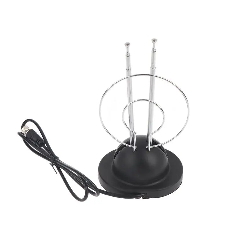 Indoor Loop Rabbit Antenna – VHF/UHF/HDTV Analog & Digital Indoor TV Antenna Axl