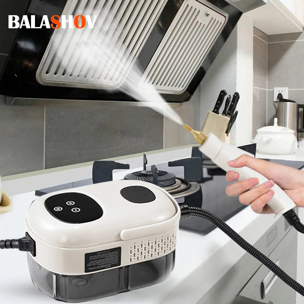 BALASHOV 2500W Handheld Steam Cleaner – Kitchen, Car & Home Handheld Steam Cleaner Axl