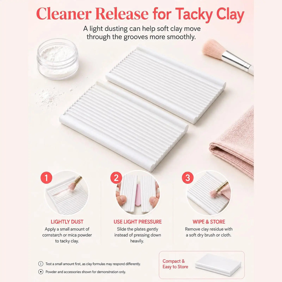 3D Print Clay Ball Maker – 4-Piece Bead Roller for DIY Jewelry Clay Bead Roller Axl