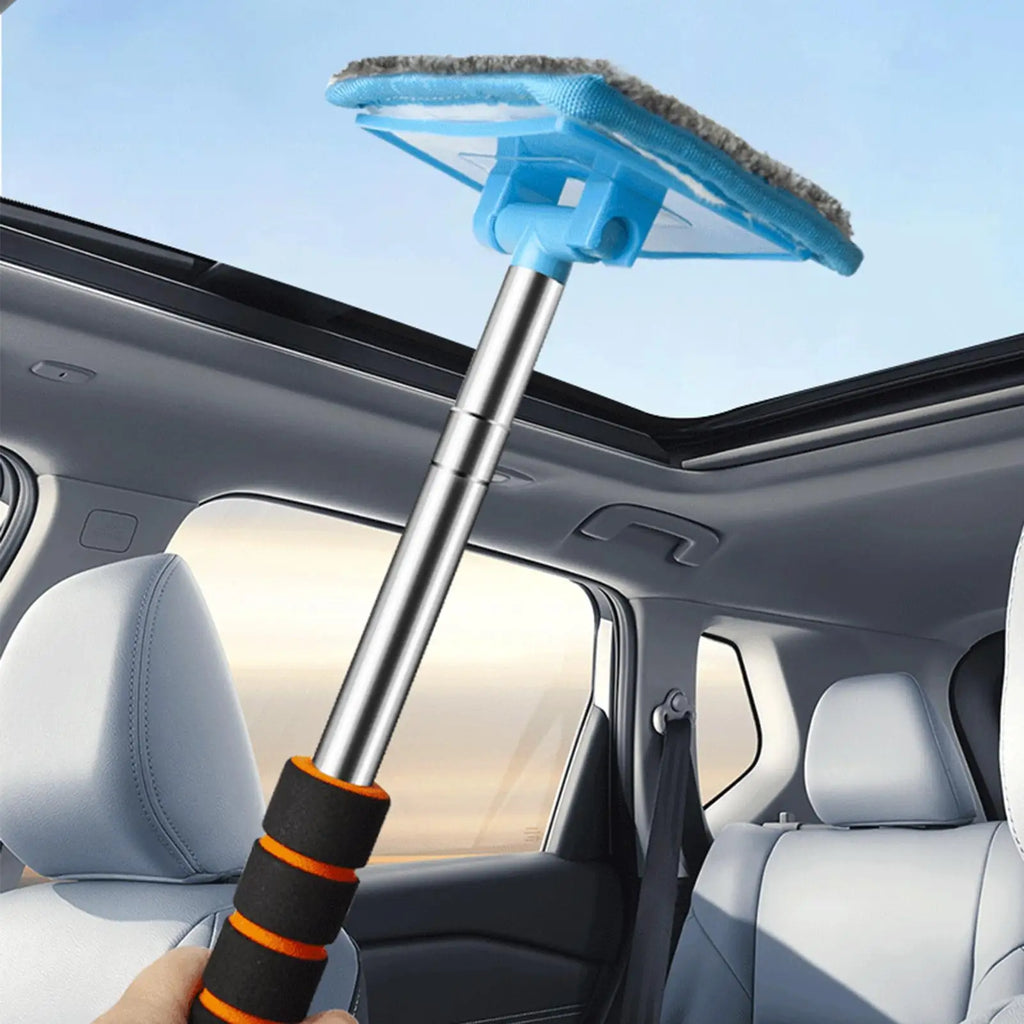 Microfiber Car Window Cleaner Tool – Telescopic Glass Brush Car Window Cleaner Axl