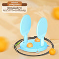 Adjustable Table Tennis Practice Trainer – Solo Ping Pong Tool Ping Pong Trainer Axl Blue with 3balls