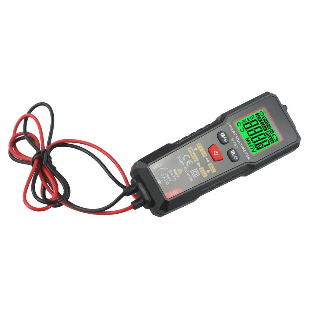Auto Range Digital Multimeter – NCV, LED Flashlight & Data Hold Digital Multimeter Axl