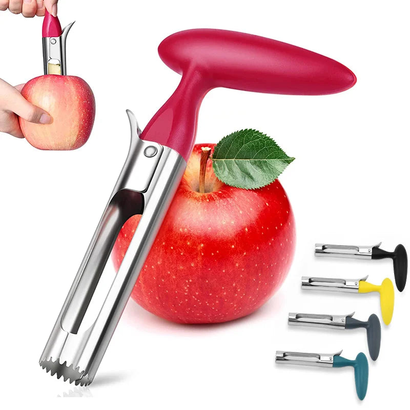 PGY Stainless Steel Apple Corer & Pear Core Remover Tool Fruit Corer Tool Axl