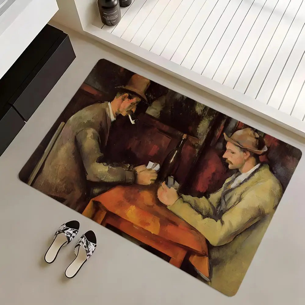 Diatomite Bath Mat – Quick Dry, Anti-Slip, Cézanne Art Design Diatomite Bath Mat Axl