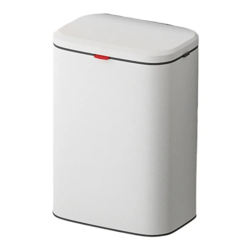 Wall Mounted Stainless Steel Trash Can with Lid – 8L Wall Mounted Trash Can Axl 8L-White