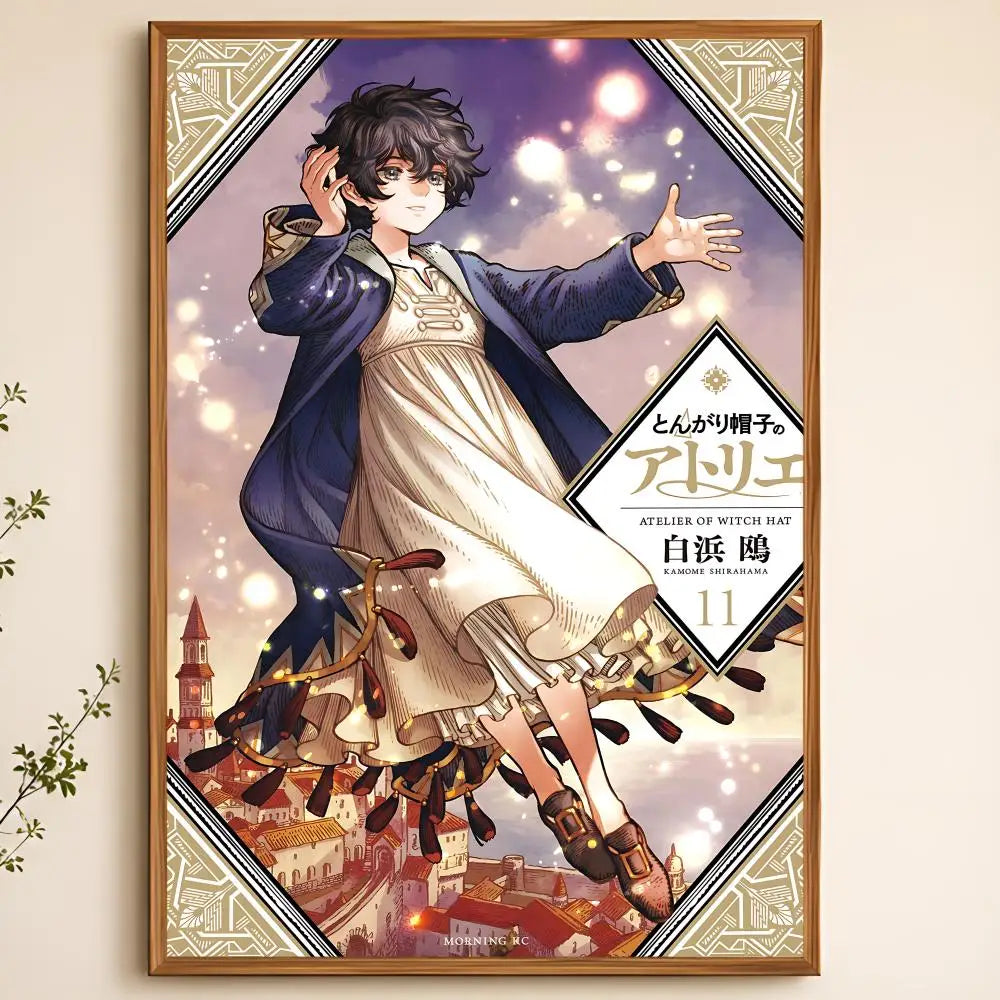 Bouchi no Atelier Poster – Waterproof Self-Adhesive Wall Art Decorative Wall Poster Axl White13 60X90cmNoframe