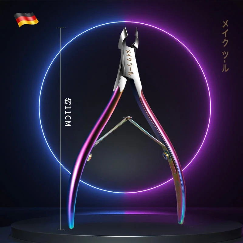 CMGF Electroplating Nail Cuticle Clippers & Manicure Scissors Set Nail Cuticle Clipper Set Axl