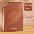 B5 Hardcover Spiral Notebook – Thick Lined Journal for Students Spiral Notebook Axl Brown-1book
