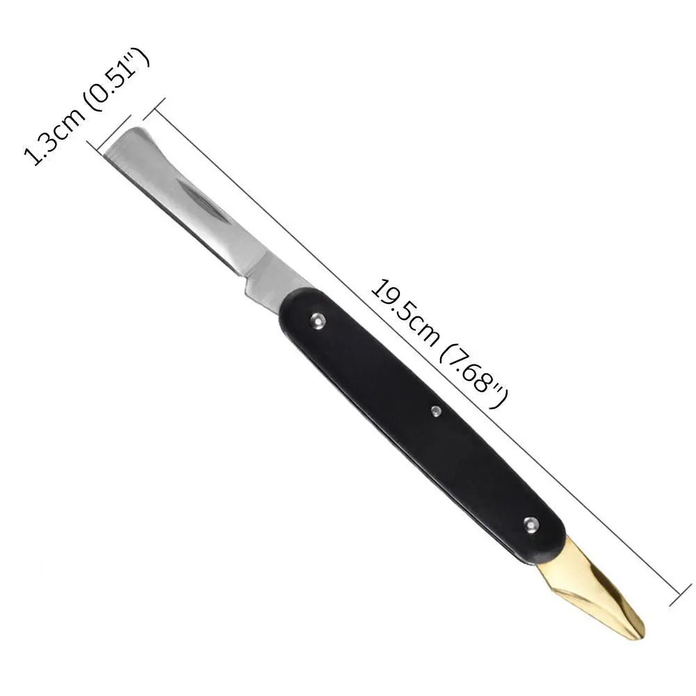 Foldable Grafting Knife – 2-in-1 Stainless Steel Budding Tool Grafting Pruning Knife Axl