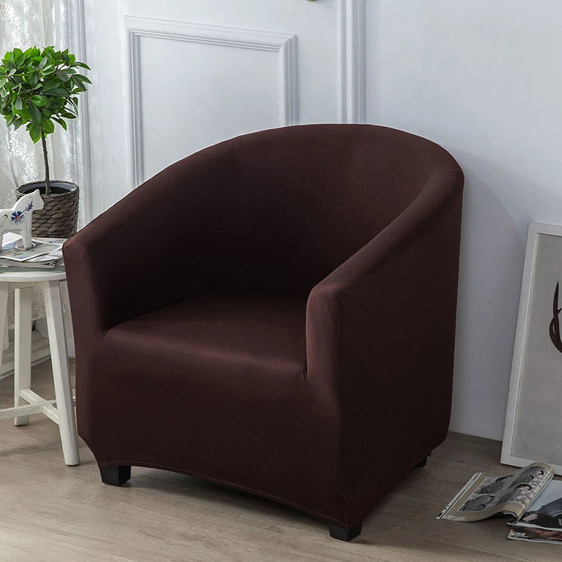 Thick Fleece Armchair Slipcover – Tub Chair Sofa Cover Armchair Slipcover Axl Coffee